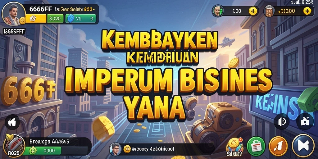 Menggambarkan gameplay manajemen bisnis yang mendebarkan.