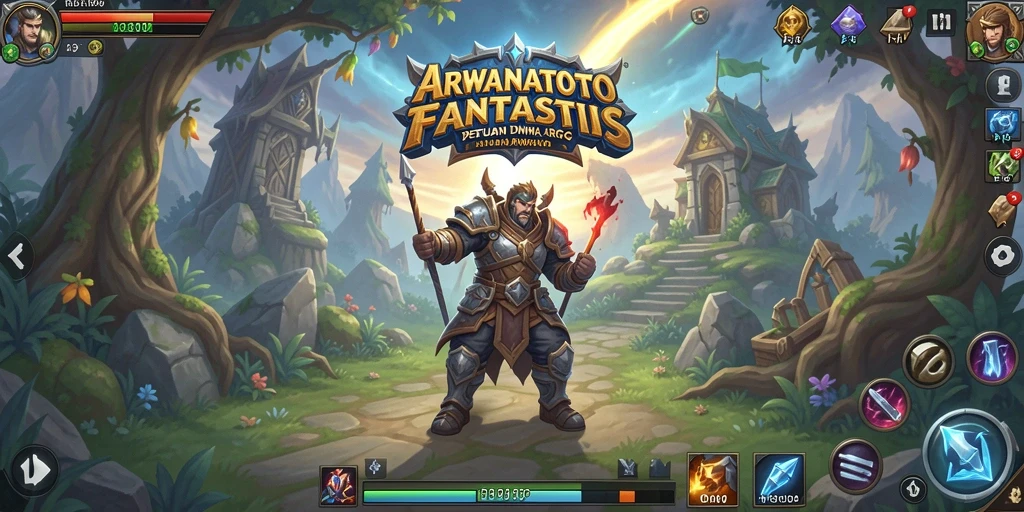 Gameplay seru ARWANATOTO dengan petualangan yang menantang.
