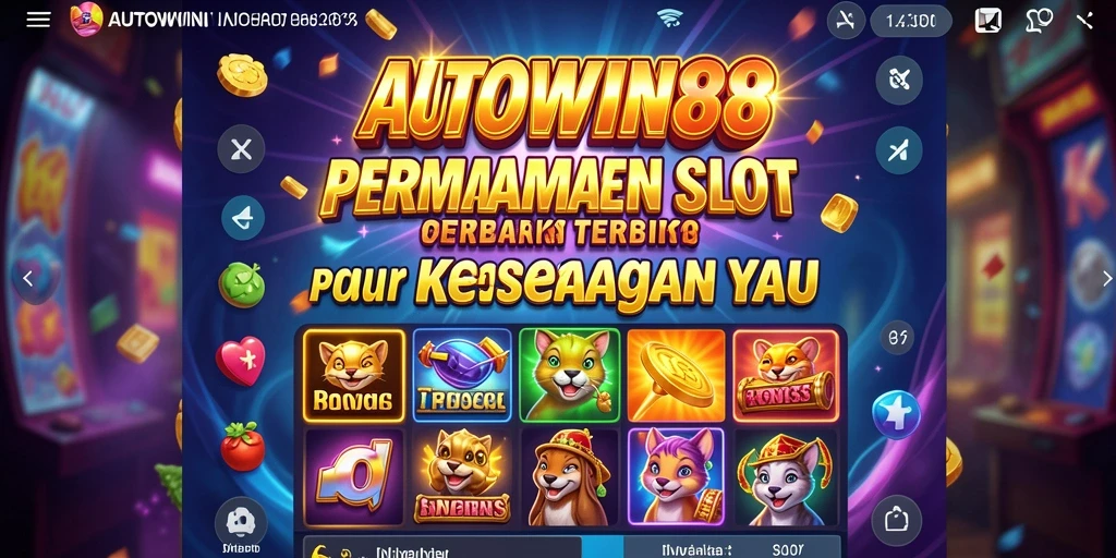 Tampilan gameplay AUTOWIN88 yang menarik dan penuh warna.