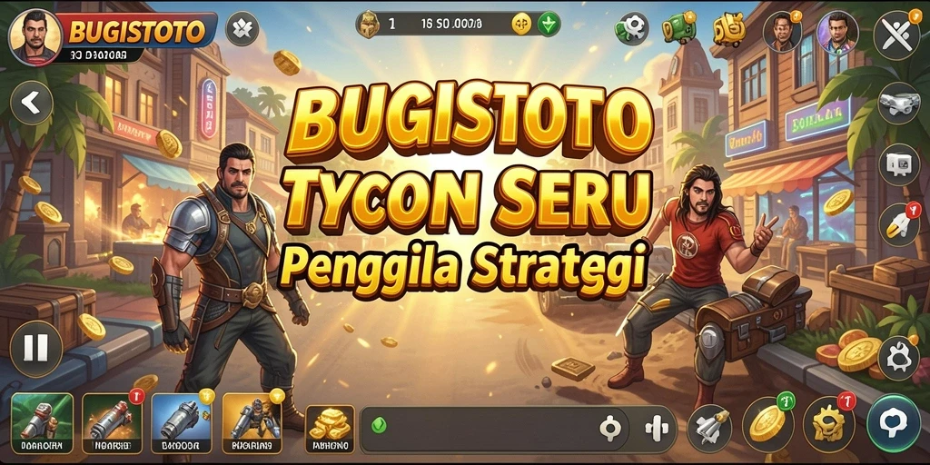 Tampilan menarik dari gameplay Tycoon BUGISTOTO.
