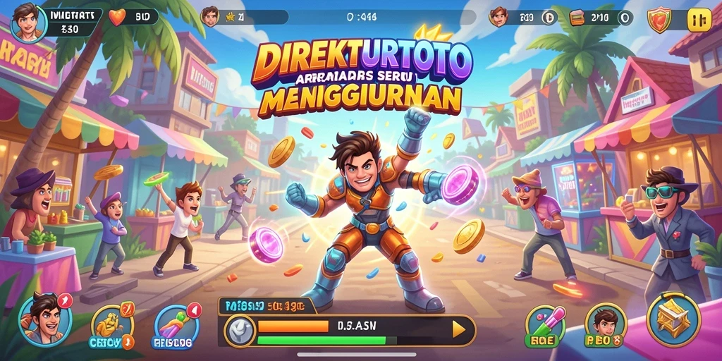 Tampilan gameplay Arcade yang mengasyikkan dari DIREKTURTOTO.