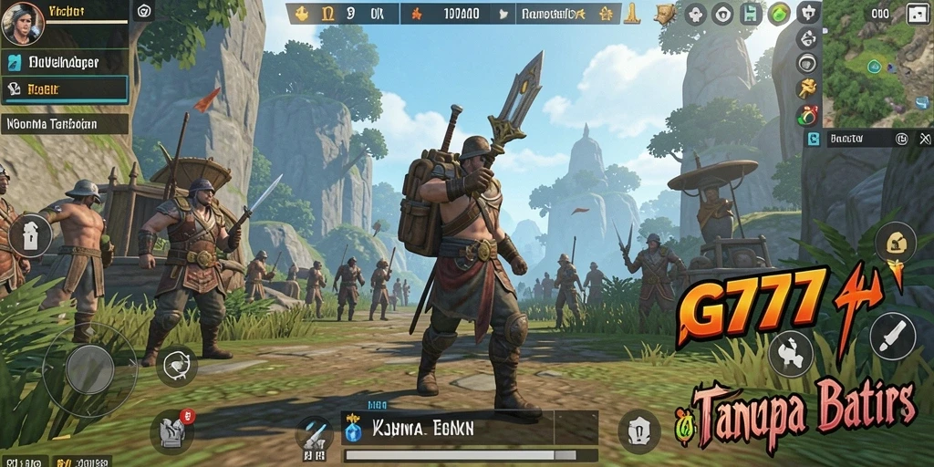 Tampilan menakjubkan dari gameplay Open World GF777.