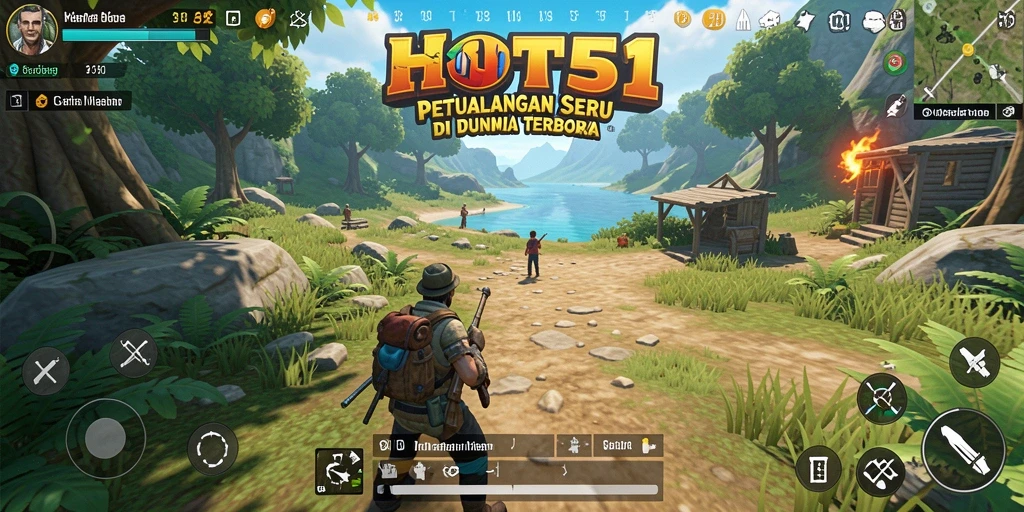 Gameplay seru dan luas di dunia terbuka HOT51.
