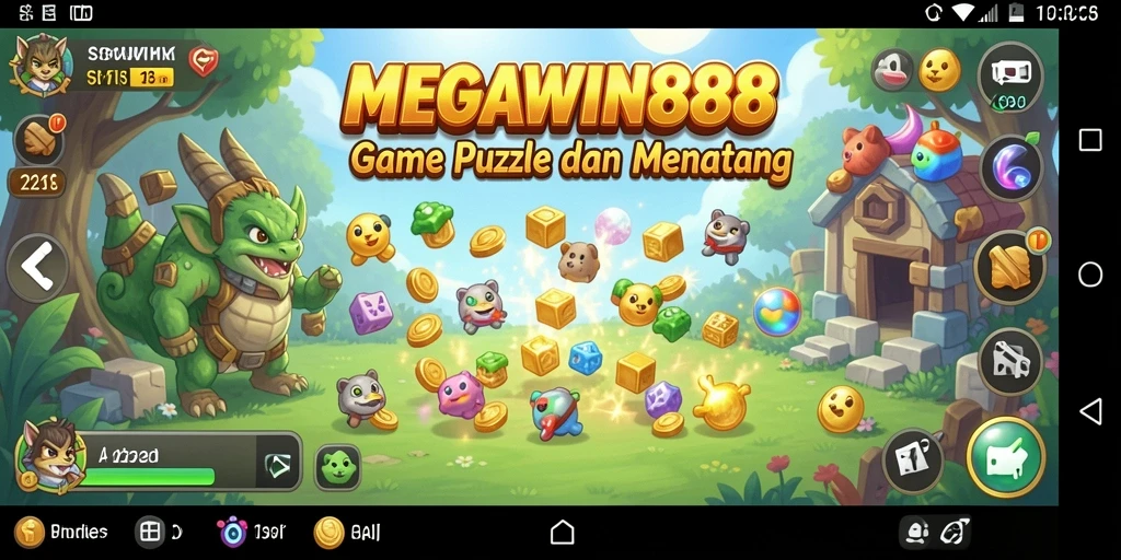 Screenshot gameplay MEGAWIN888 yang penuh dengan teka-teki menarik.