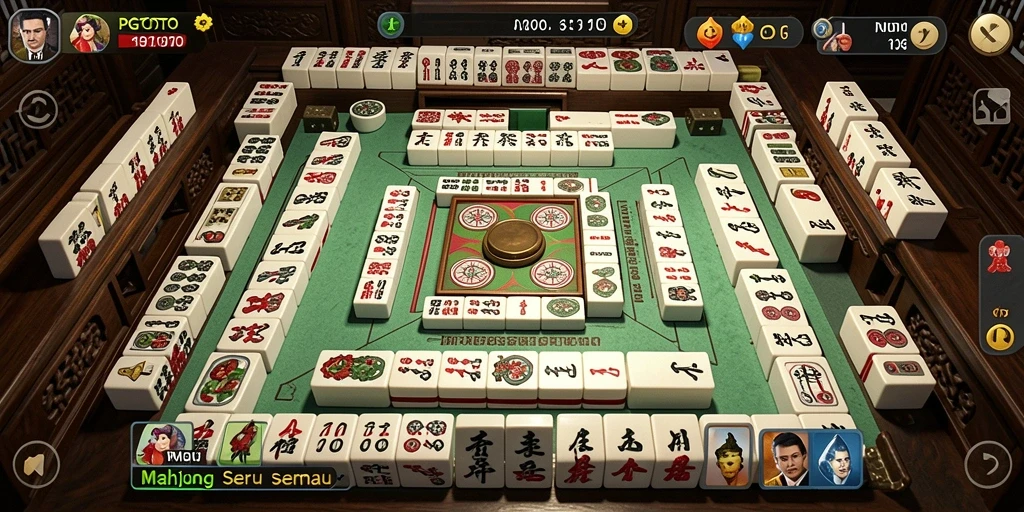 Screenshot gameplay PGTOTO dengan tampilan Mahjong yang menarik.