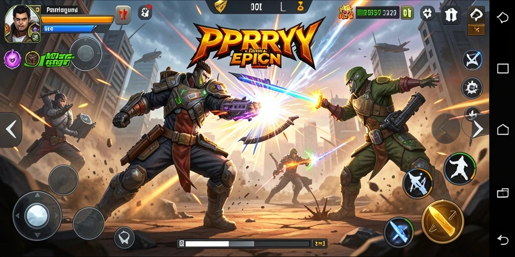 Tampilan seru dari gameplay PPRRYY yang penuh aksi.