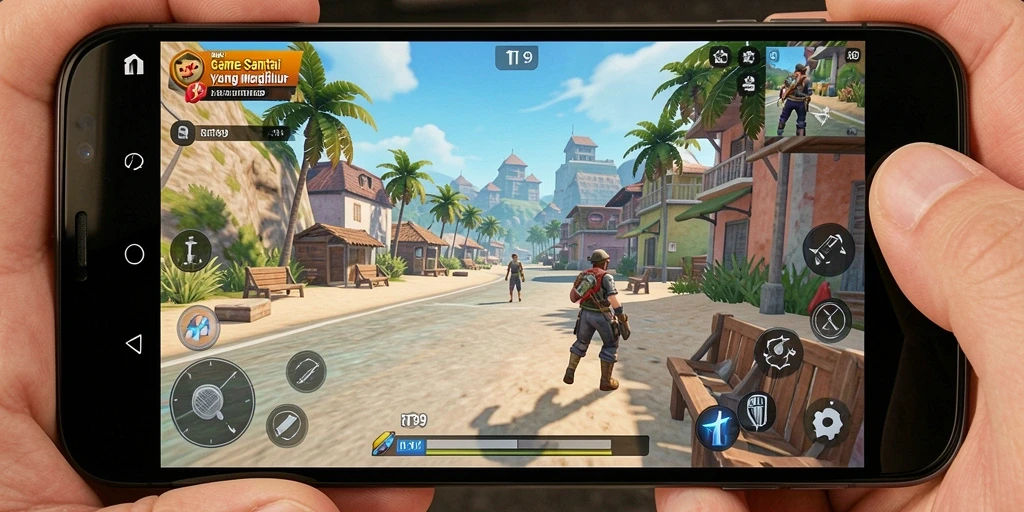 Tampilan gameplay menarik dari RT99 dalam suasana yang santai.