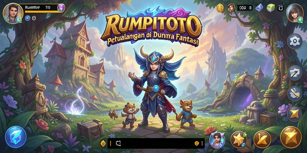 Tampilan gameplay RUMPITOTO menampilkan aksi seru dan petualangan menarik.