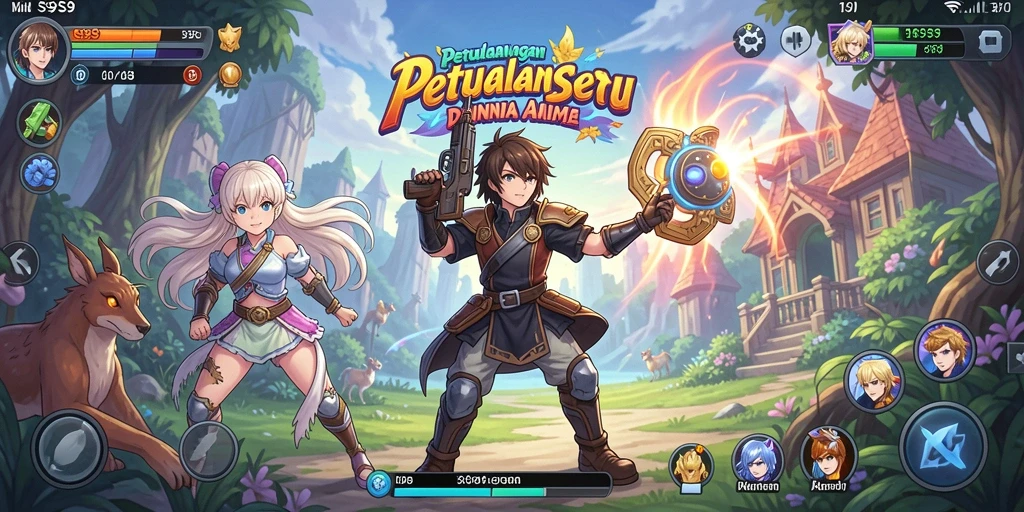 Screenshot utama S9S9 yang menampilkan aksi gameplay seru.