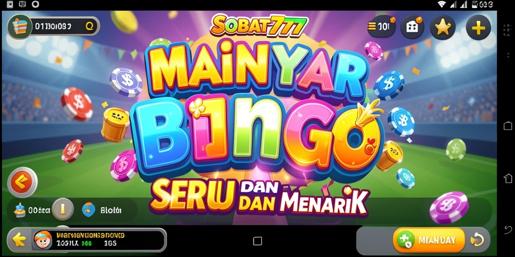 Tampilan menarik saat bermain Bingo di SOBAT777.