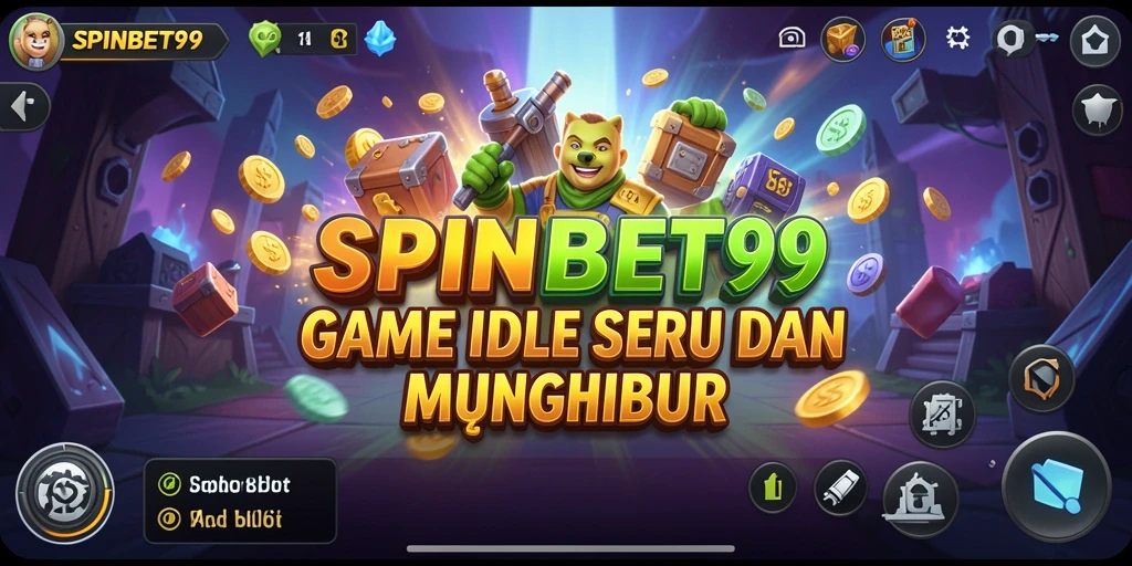 Screenshot gameplay <strong>SPINBET99</strong> menampilkan momen penuh aksi dalam mode Idle.