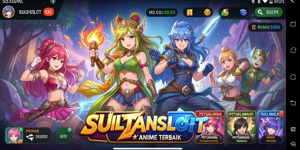 Gameplay menarik dari SULTANSLOT dengan karakter Anime.